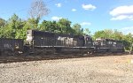 NS 7009 and 5656 work Abrams yard